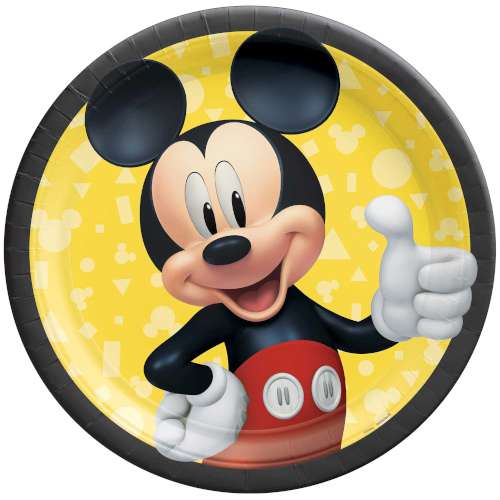 Mickey Mouse Dinner Plates - Click Image to Close